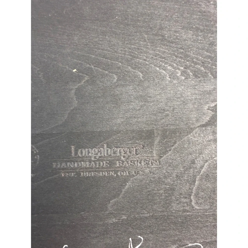 Longaberger‎ Halloween Basket Black Woven Metal Stand Ghost Cat Liner Protector